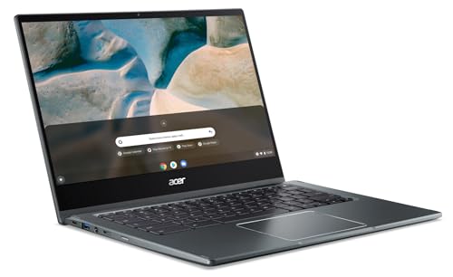 acer Chromebook Spin 514 2-in-1 Laptop | 14" FHD IPS Multi-Touch | AMD 4-core Ryzen 5 3500C | 8GB DDR4 128GB eMMC | Backlit USB-C Mouse/Sleeve + HDM Cable