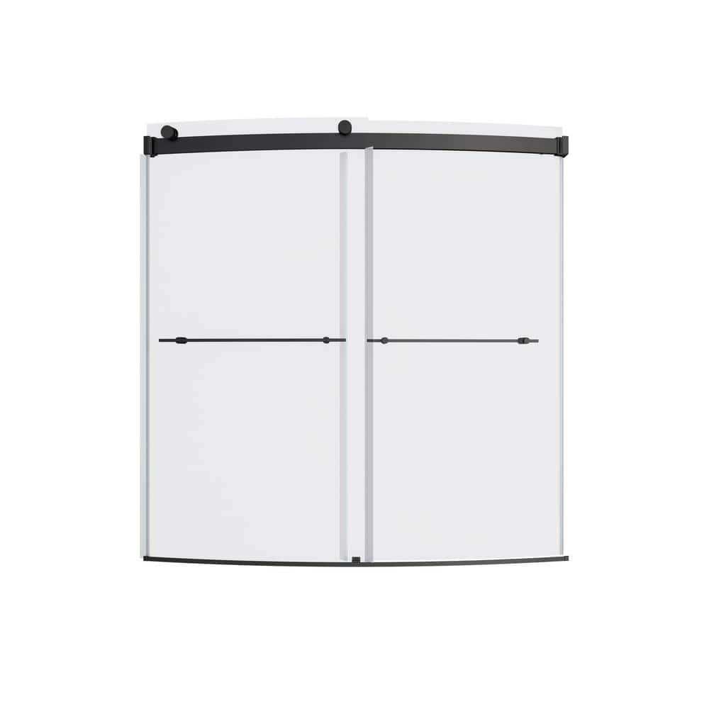 American Standard Ovation Curve 60 in. W x 72 in. H Sliding Frameless Barn Shower Door - Shop Hardware Tools Online Store
