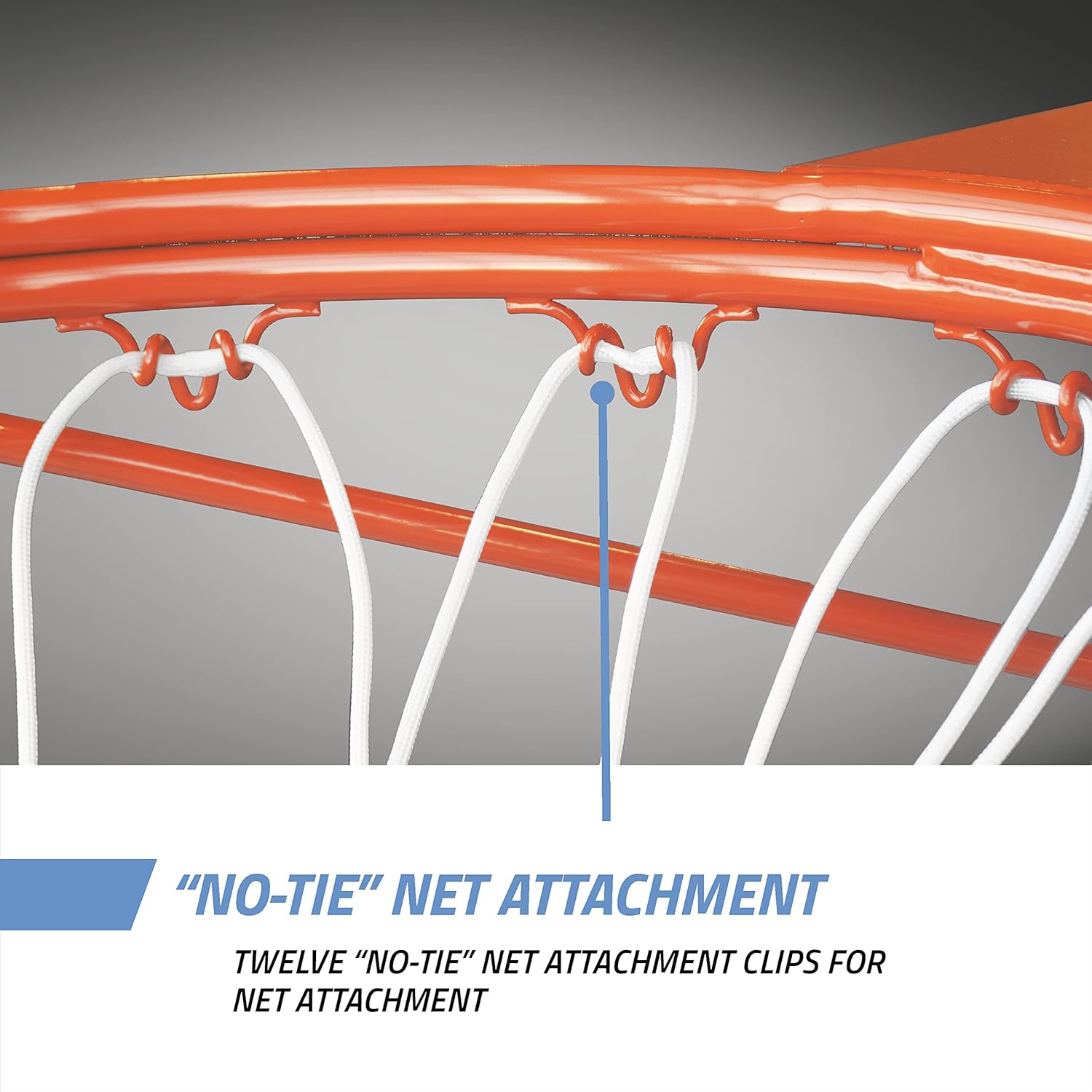 Double Rim Indoor Basketball Hoop - Basketball Portable Hoops & Goals, Front Mount for Playground, Outdoor Basketball Goal, Indoor Wall Mount Basketball Hoop with Mounting Hardware & Basketball Net