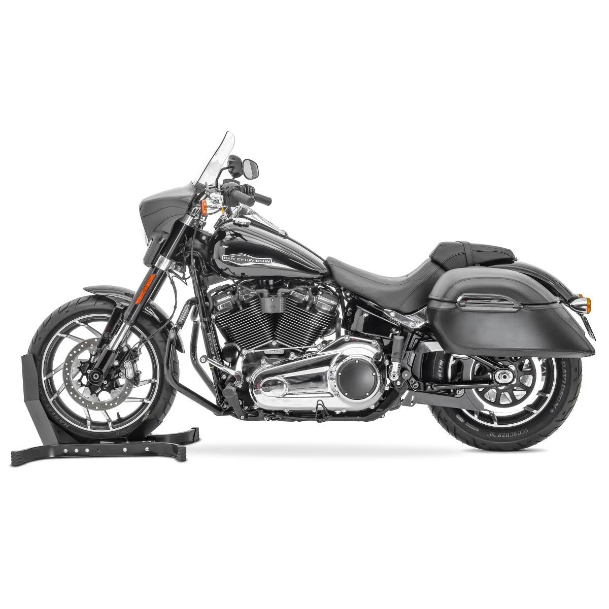 Side Case Set Harley Sportster 1200 T Superlow Craftride K3 33Ltr in Black