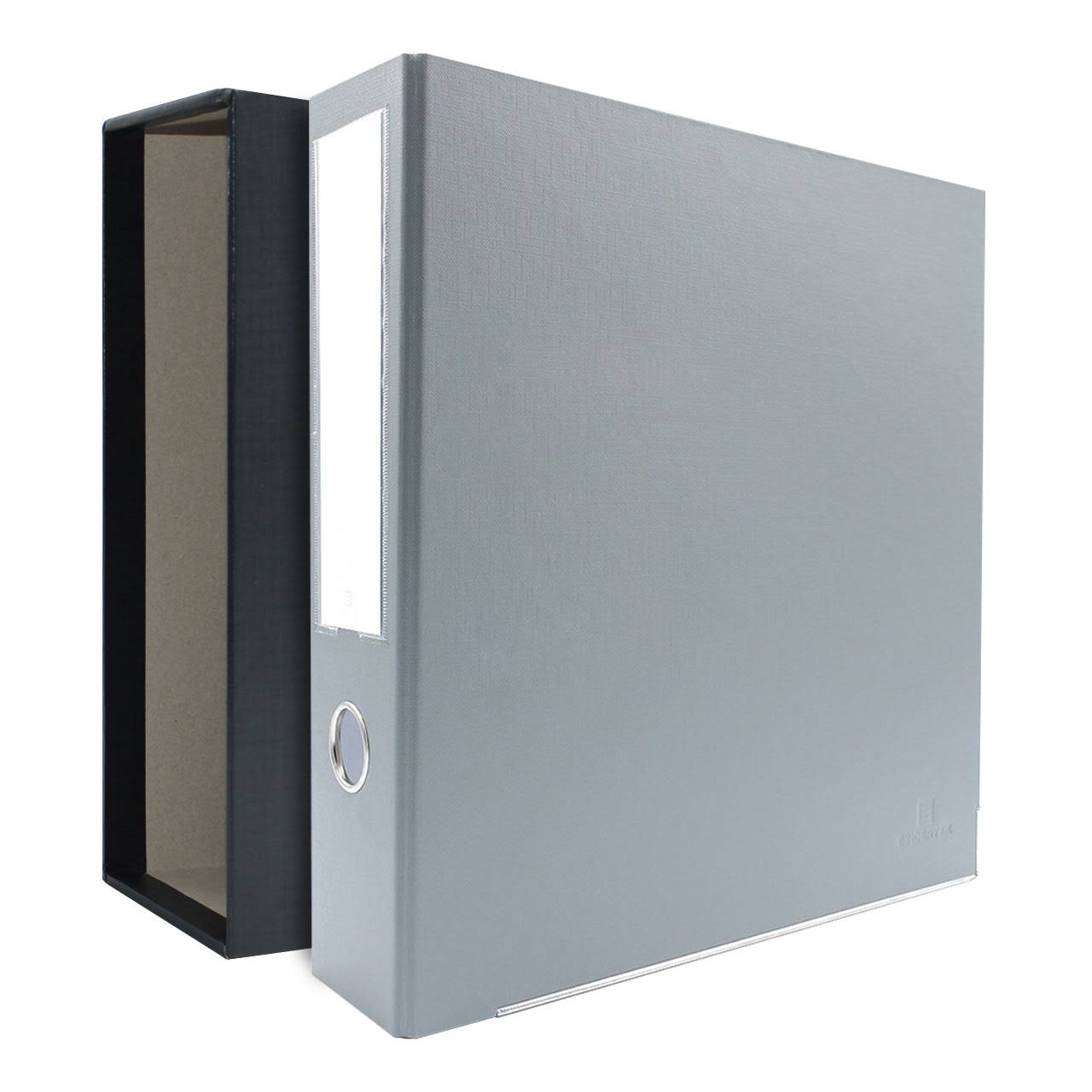 One-Touch Classic 3-Ring Binder with Slipcase, 3x22 Spine