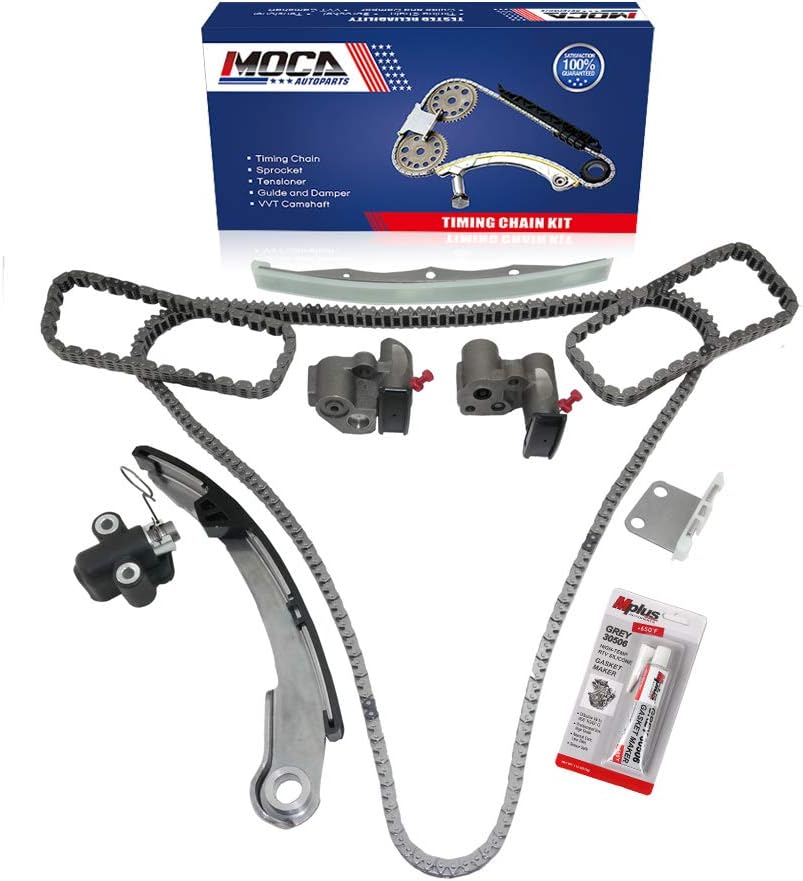 MOCA Timing Chain Kit for 2004-2008 Nissan Maxima & 2004-2006 Nissan Altima & & 2004-2009 Nissan Quest 3.5L V6