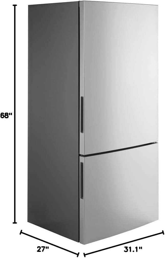 GE® ENERGY STAR® 17.7 Cu. Ft. Counter-Depth Bottom-Freezer Refrigerator