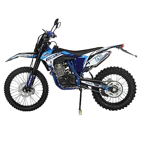 X-PRO Templar Dirt Bike with 5-Speed Manual Transmission 21"/18" Wheels | 250cc, All Lights, Electric/Kick Start, Zongshen Brand Engine
