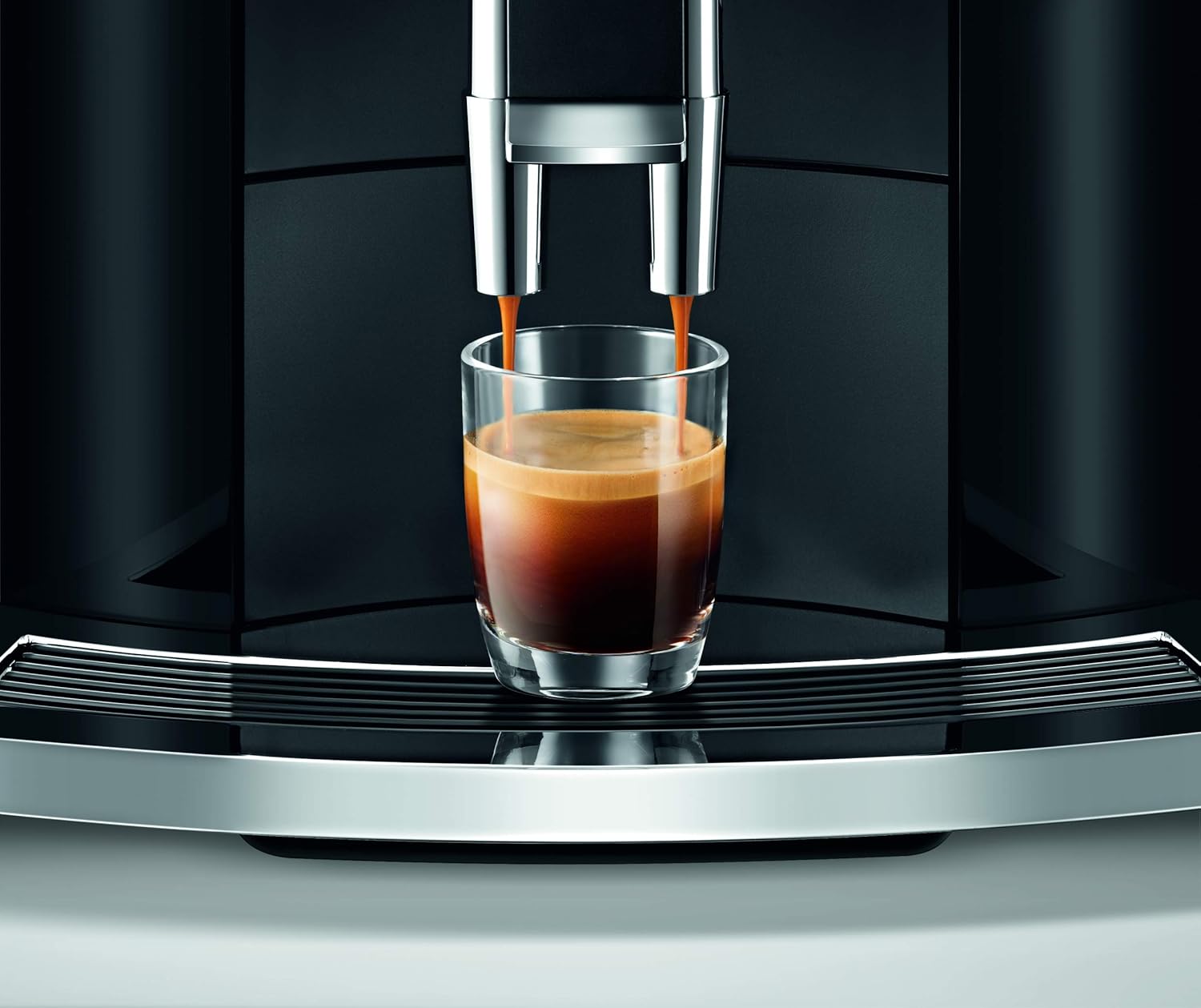 Jura E8 (NAA) 4th Gen Automatic Coffee Machine (Piano Black)