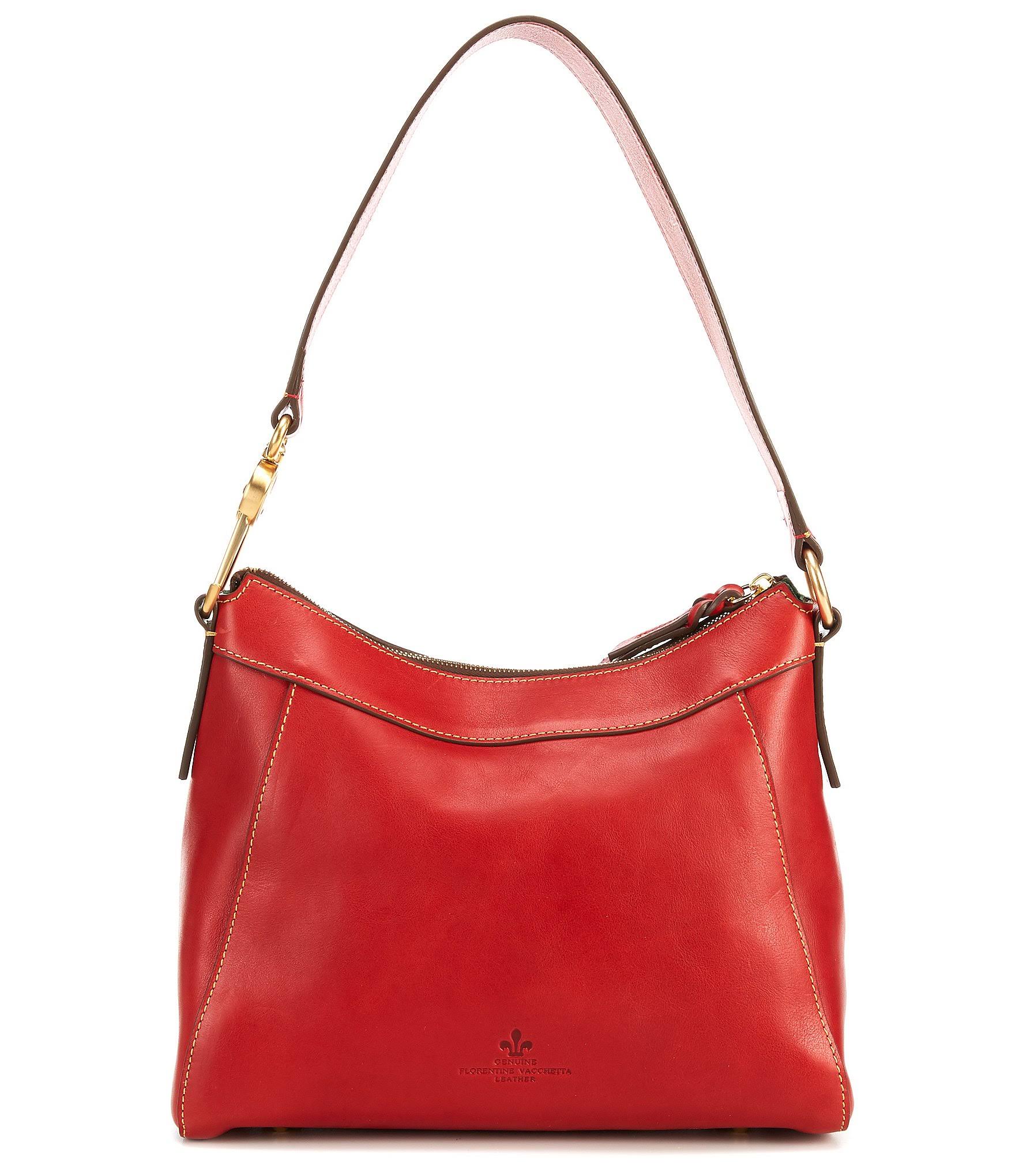 Dooney Bourke Florentine Collection Large Cassidy Hobo Bag - Ecru