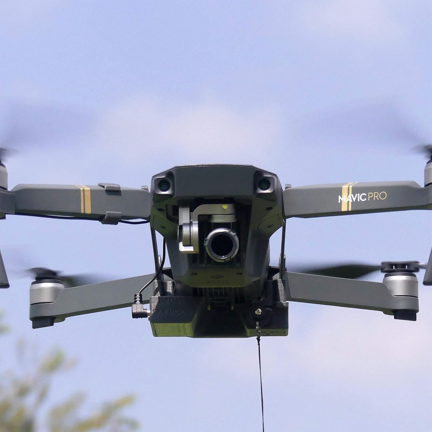 Release and Drop Professional Device for DJI Mavic 1 Pro/Platinum – Drone Fishing, Bait Release, Load Delivery, Search and Rescue and Fun – U.S. Patent - by DRONE SKY HOOK