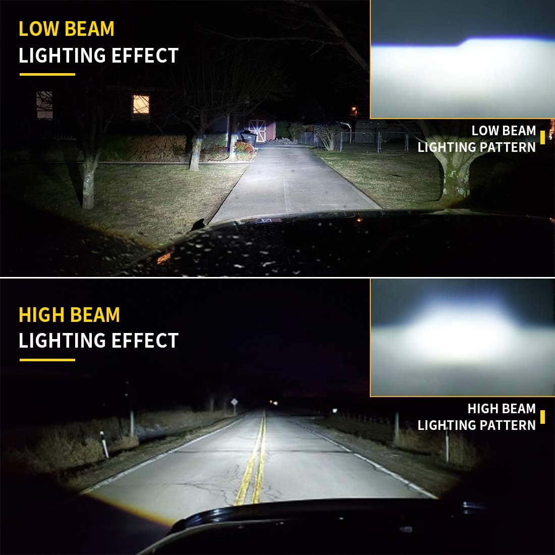 LED RGB Headlight with Amber Turn Signal, SUPAREE 7 Inch Round Halo LED Headlight Fits 1997~2018 Wrangler JK TJ LJ with Control 120W 12000LM High Low beam-2PCS