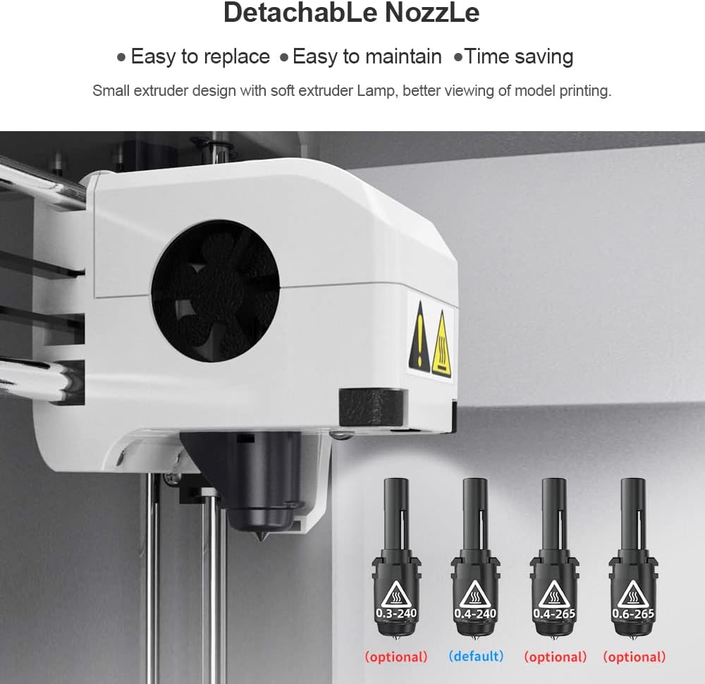 FlashForge Adventurer 3 3D Printer Leveling-Free with Quick Removable Nozzle and Heating Bed, Built-in HD Camera, Wi-Fi Cloud Printing