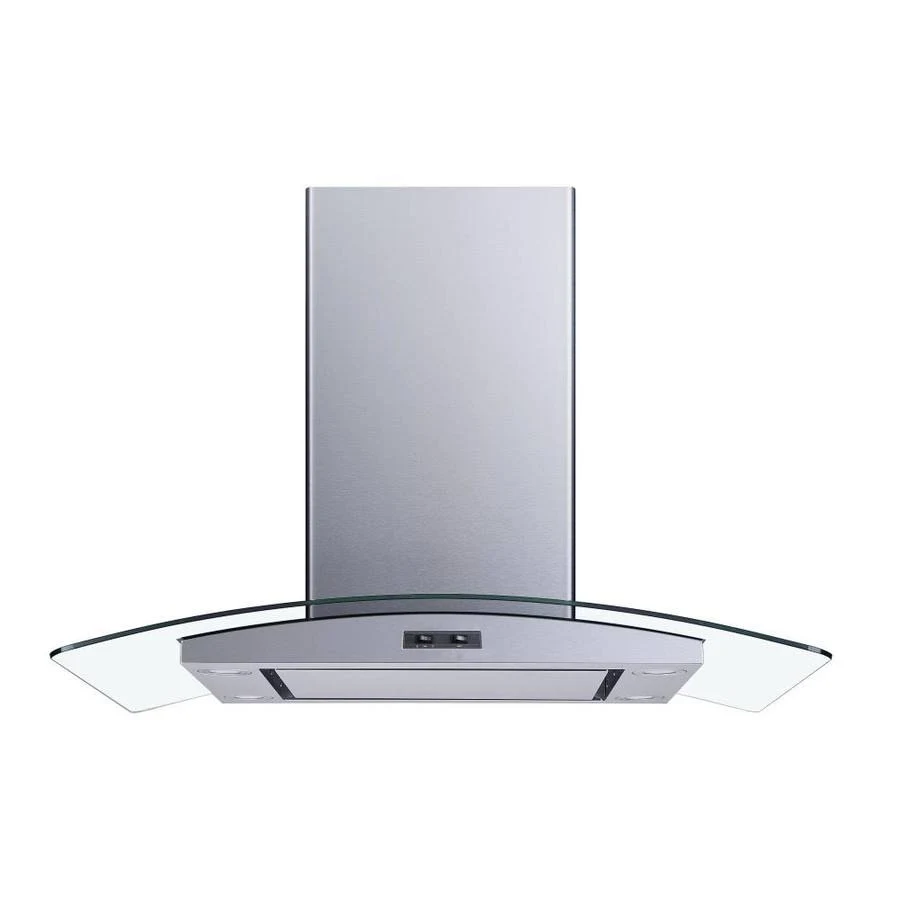 Winflo Winflo Island Range Hood 36-in Convertible Stainless Steel Island Range Hood | LRI01C36SR