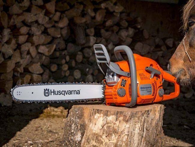 Husqvarna 450 Rancher (18x22) 50.2cc GAS Chainsaw - Powerbox