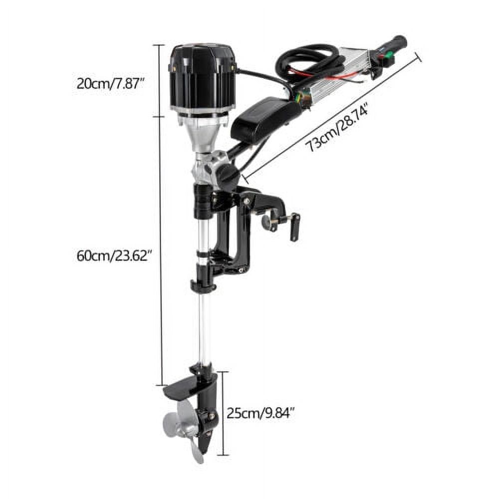 1000W 48V Outboard Engine  Outboard Motor Trolling Motor Aluminum Motor  4800rpm