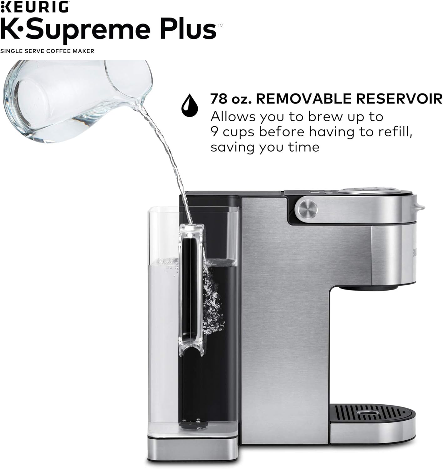 Keurig K-Supreme Plus Single Serve Coffee Maker with Lavazza Perfetto, Dark Roast Coffee Pods, 32 K-Cup K-Cup Pods