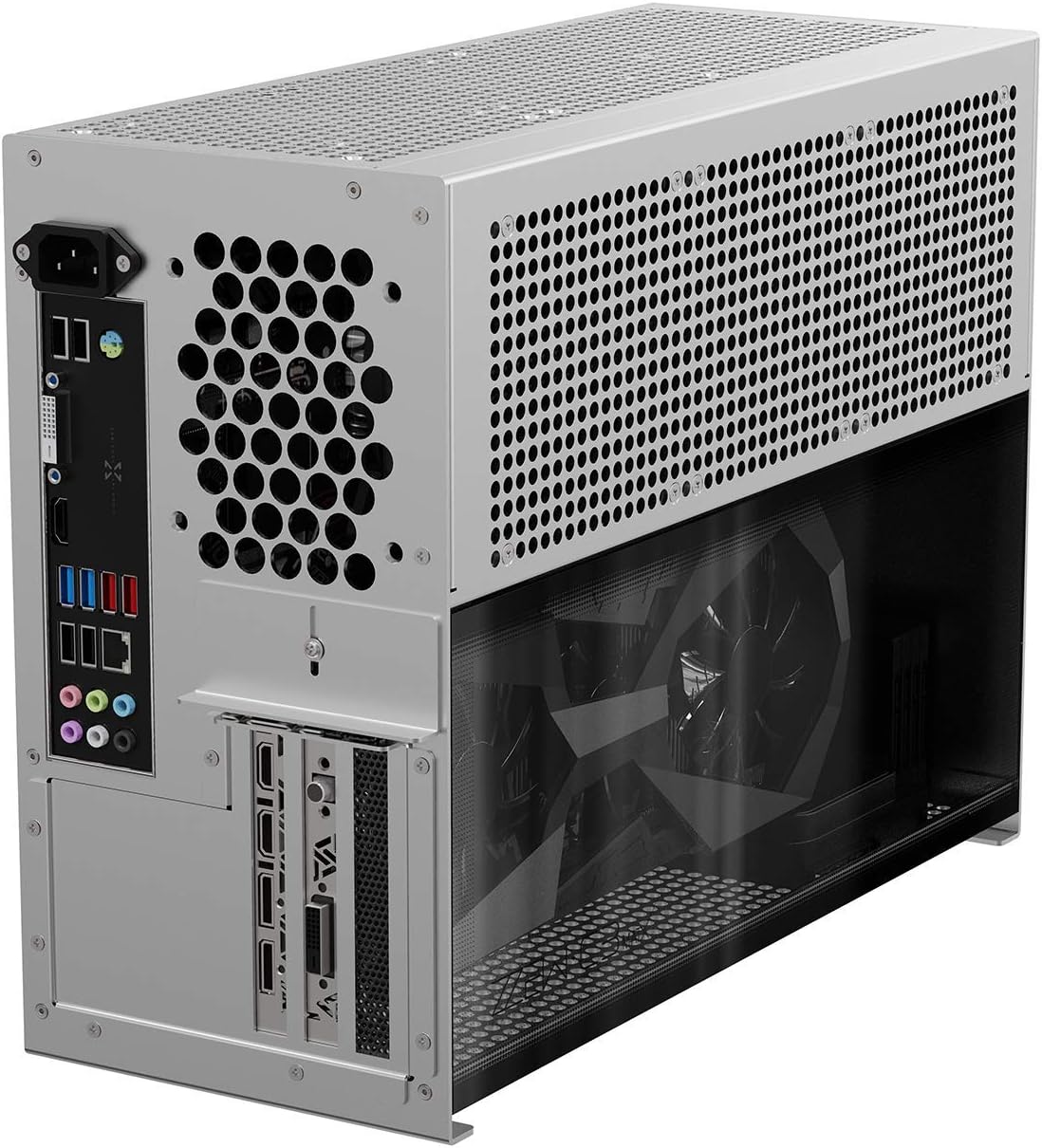 MATX PC-Case Desktop Computer Case Mid-Tower, Gaming PC Case Micro ATX Supporting ATX&SFX/SFX-L Power Supply