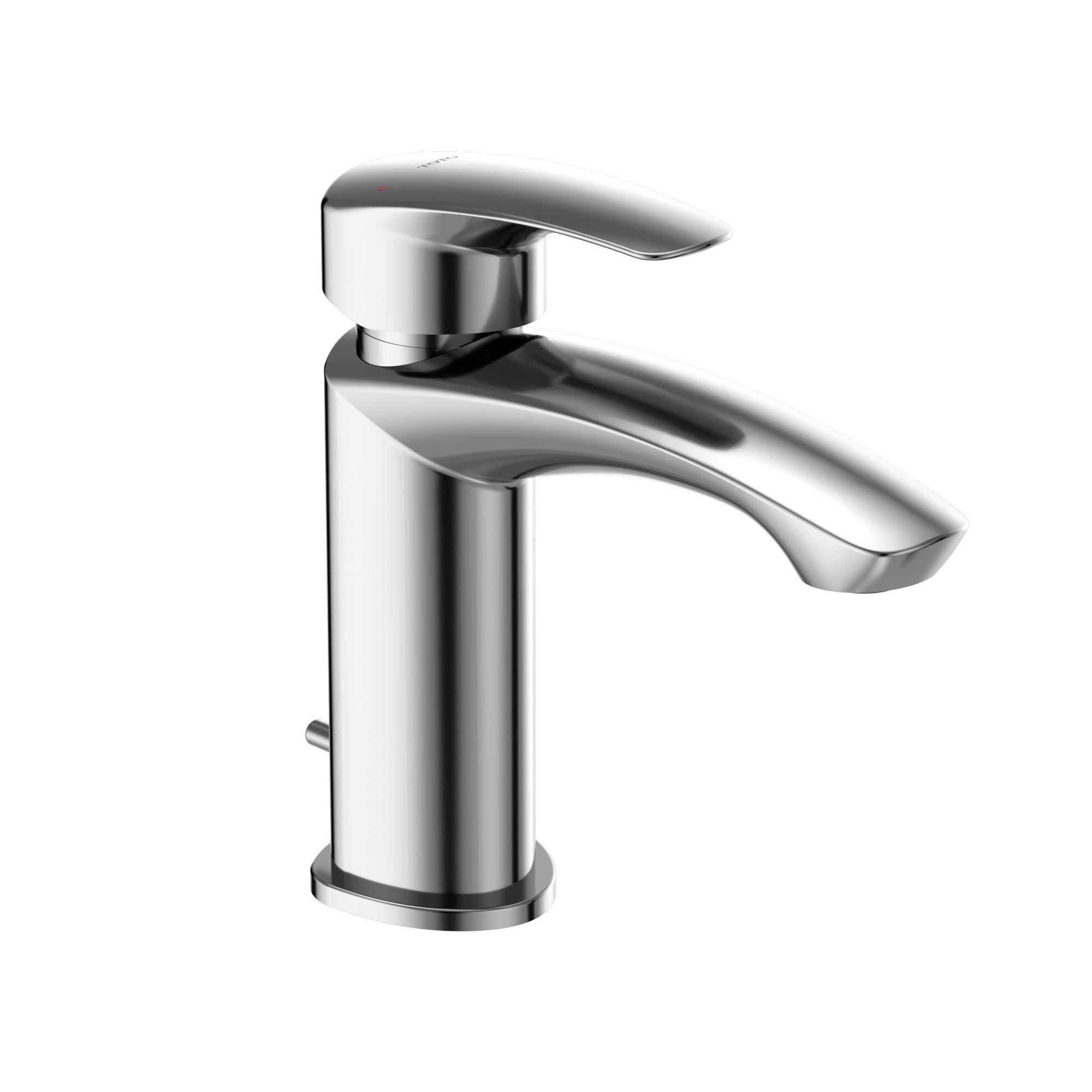Toto TLG09301U#CP Single Handle Bathroom Faucet with Drain Assembly and Comfort Glide Technology Finish: Polished Chrome