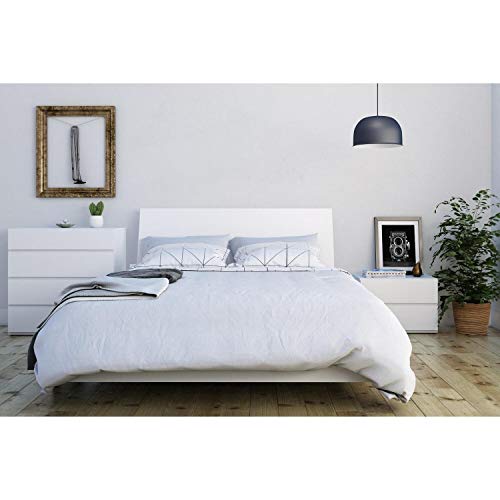 Nexera 225930 Storage Headboard, Queen|Ebony
