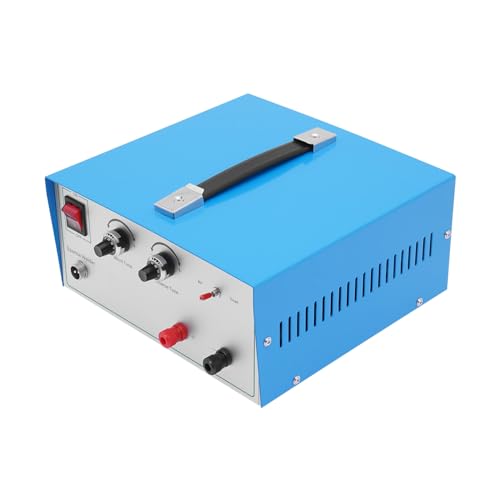 80A Pulse Spot Welder, 110V Jewelry Spot Welder, Gold Silver Jewelry Spot Welding Machine, Electric Soldering Machine With Foot Pedal, for Gold Silver Steel Jewelry Welding (Yellow)