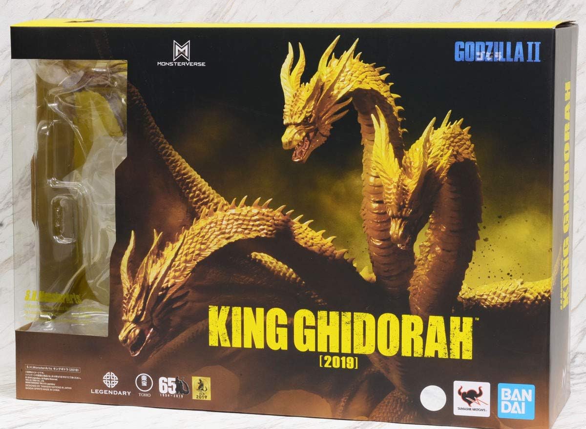 TAMASHII NATIONS Bandai S.H. MonsterArts King Ghidorah 2019 "Godzilla: King of The Monsters Action Figure
