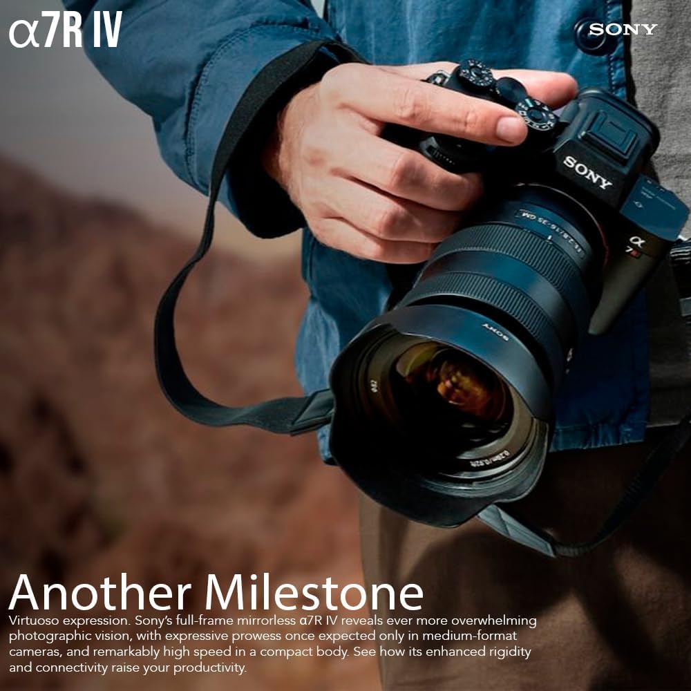 Sony Alpha a7R IV A Full-Frame Mirrorless Camera Bundle with 28-70mm Interchangeable Standard Zoom Lens (2 Items)