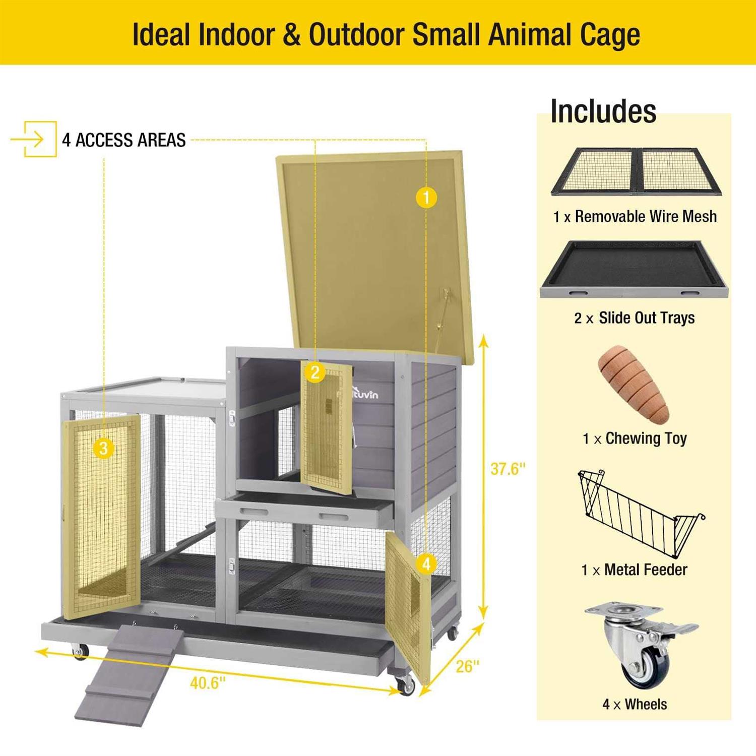 Aivituvin Indoor Outdoor Rabbit Animals - Pet Supplies online store