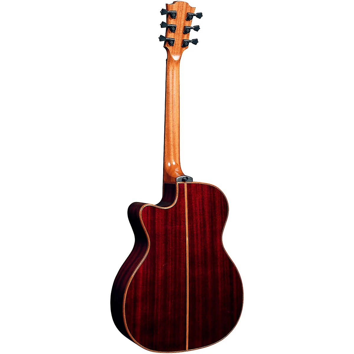 Lag Guitars Tramontane T100ACE Auditorium Cutaway Acoustic-Electric Guitar Brown Sunburst