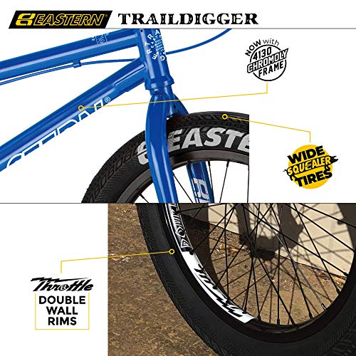 Eastern Bikes Eastern BMX Bikes - Traildigger Model 20 Inch Bike. Lightweight Freestyle Bike Designed by Professional BMX Riders at