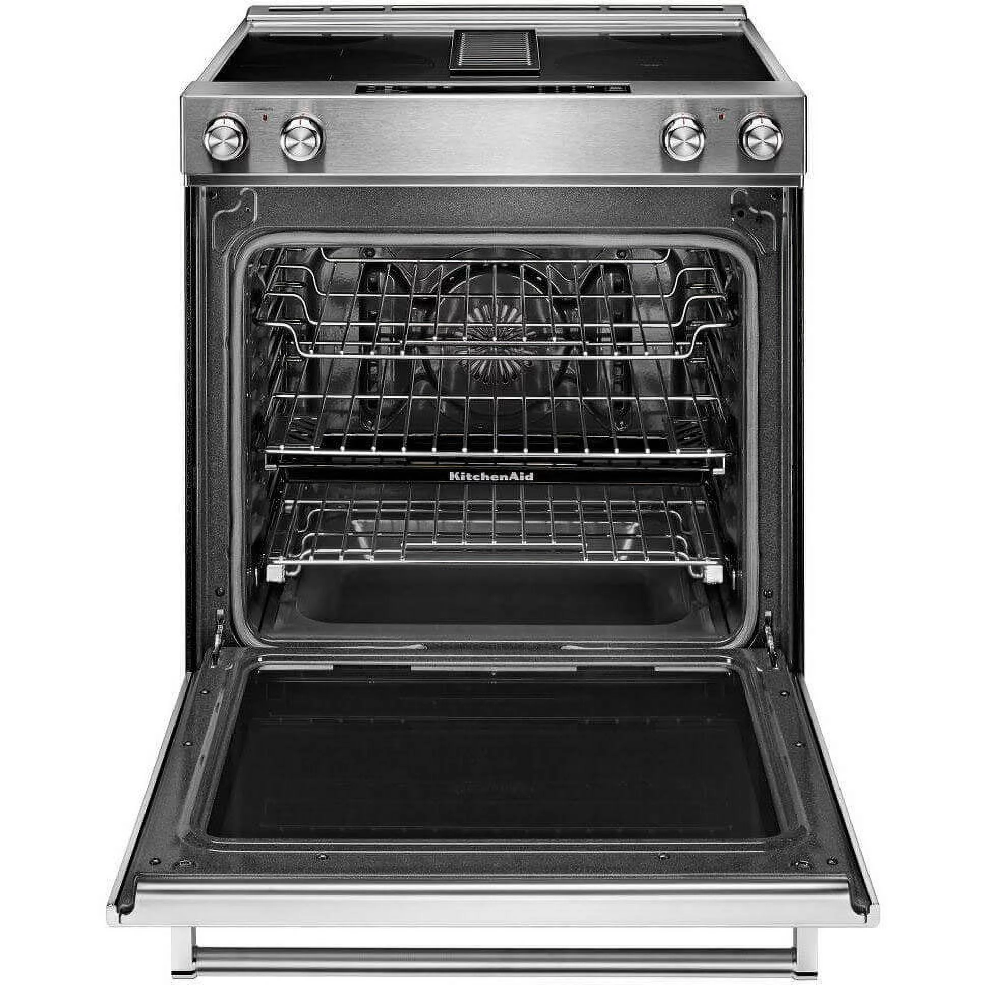 KitchenAid KSEG950ESS 6.4 Cu.Ft. Stainless Convection Slide-in Downdraft Range