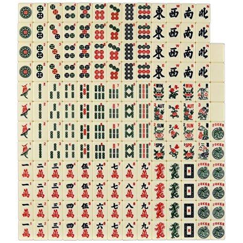 Yellow Mountain Imports American Mahjong Set The Classic with Vintage Rosewood