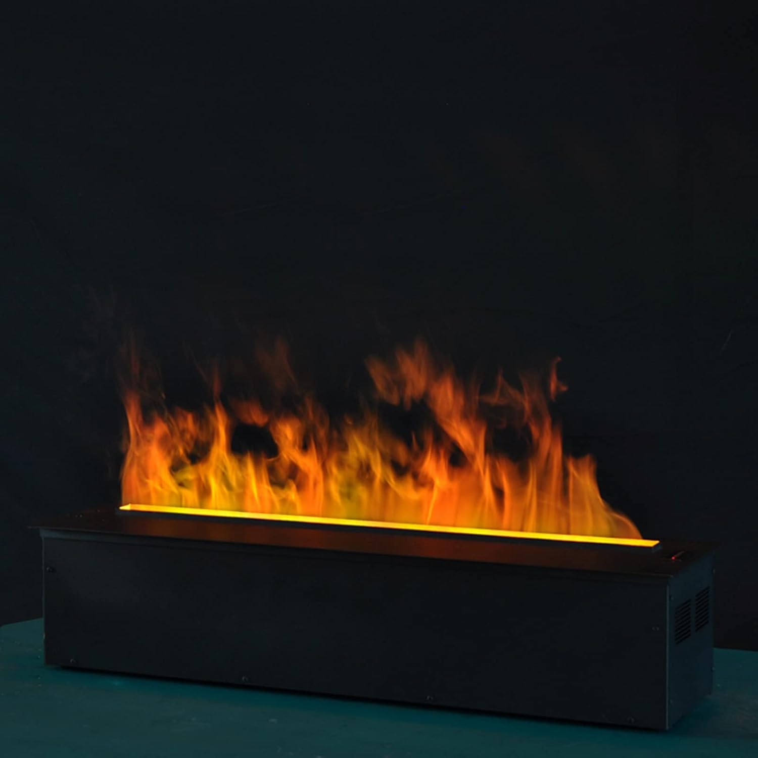 Electronic Fireplace Decorate 29.5-inch Wall Mount/Wall ?Insert Halogen Lamp Electric Fireplace with Automatic Water Filling Function and Flame Adjustment 3D Fire Effect Water Vapor Fireplace
