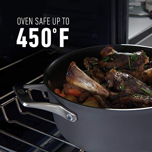 Calphalon Premier Hard-Anodized Nonstick Cookware, 6-Quart Stockpot with Cover