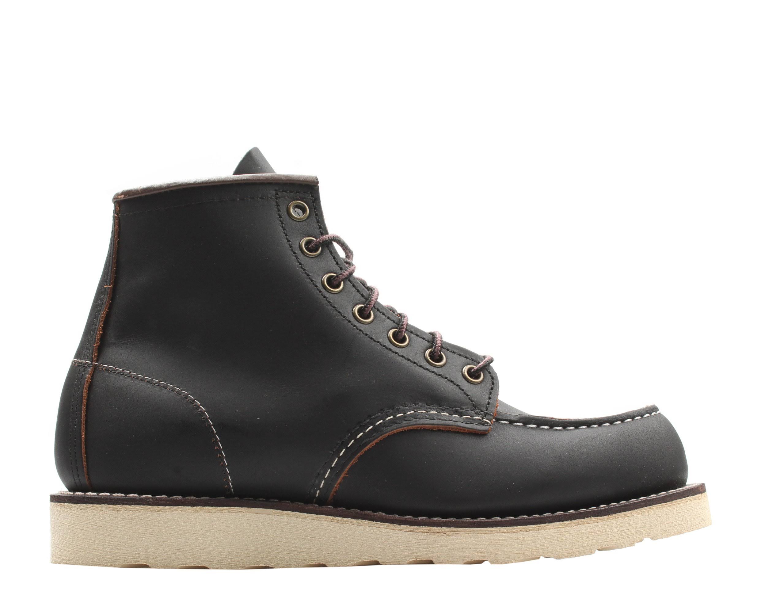 Red Wing Men&s Classic 6 inch Moc 8849 Black Prairie