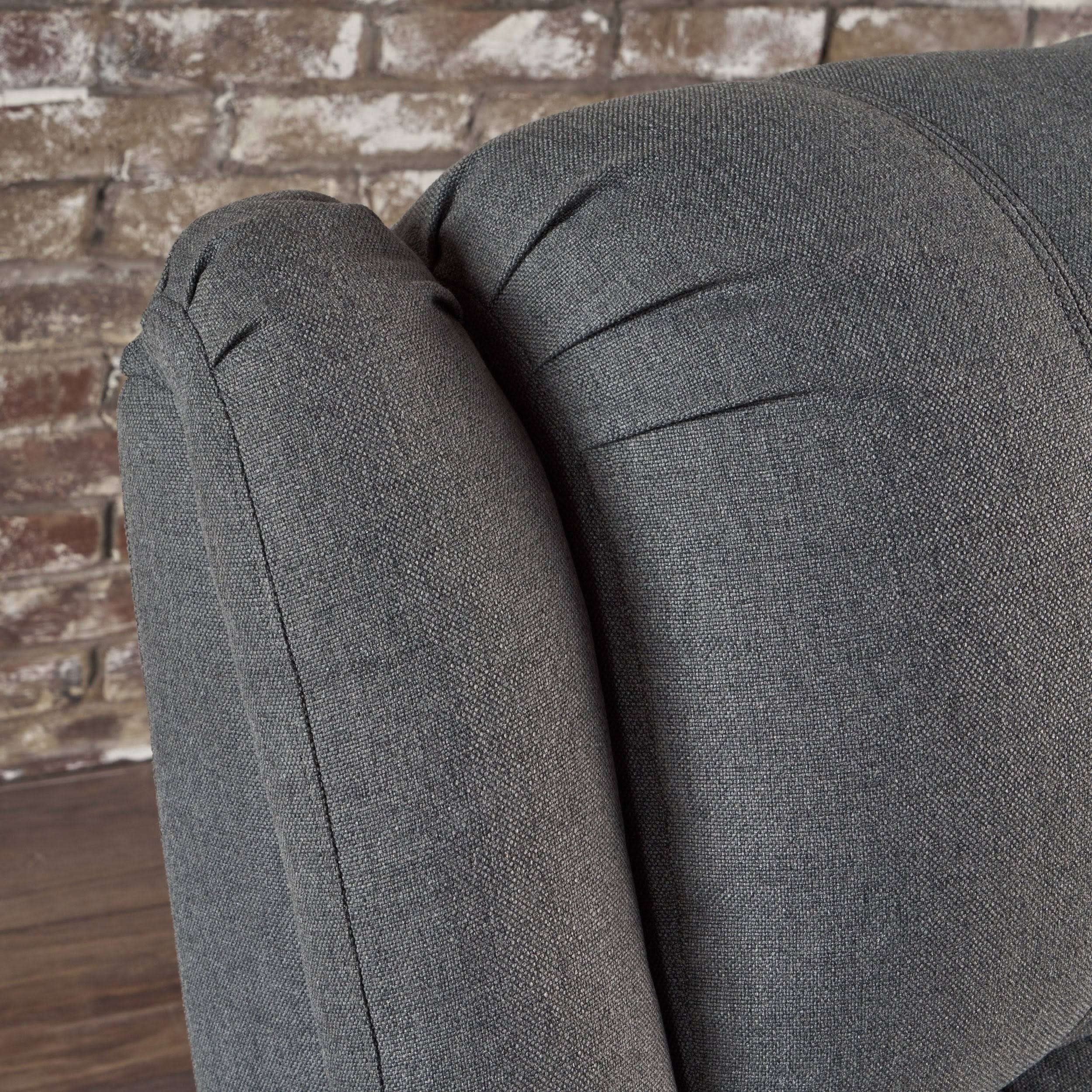 Christopher Knight Home Jennette Fabric Swivel Gliding Recliner by, Gray