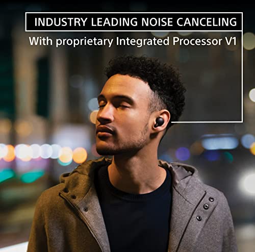 Sony WF-1000XM4 Industry Leading Noise Canceling Truly Wireless Earbud Headphones with Alexa Built-in, Black (Renewed)