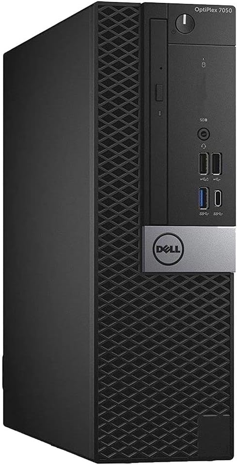 Dell 7050 SFF Desktop Intel i7-6700 UP to 4.00GHz 32GB DDR4 New 1TB NVMe SSD + 2TB HDD Built-in AX200 Wi-Fi 6 BT Dual Monitor Support Wireless Keyboard and Mouse Win10 Pro (Renewed)