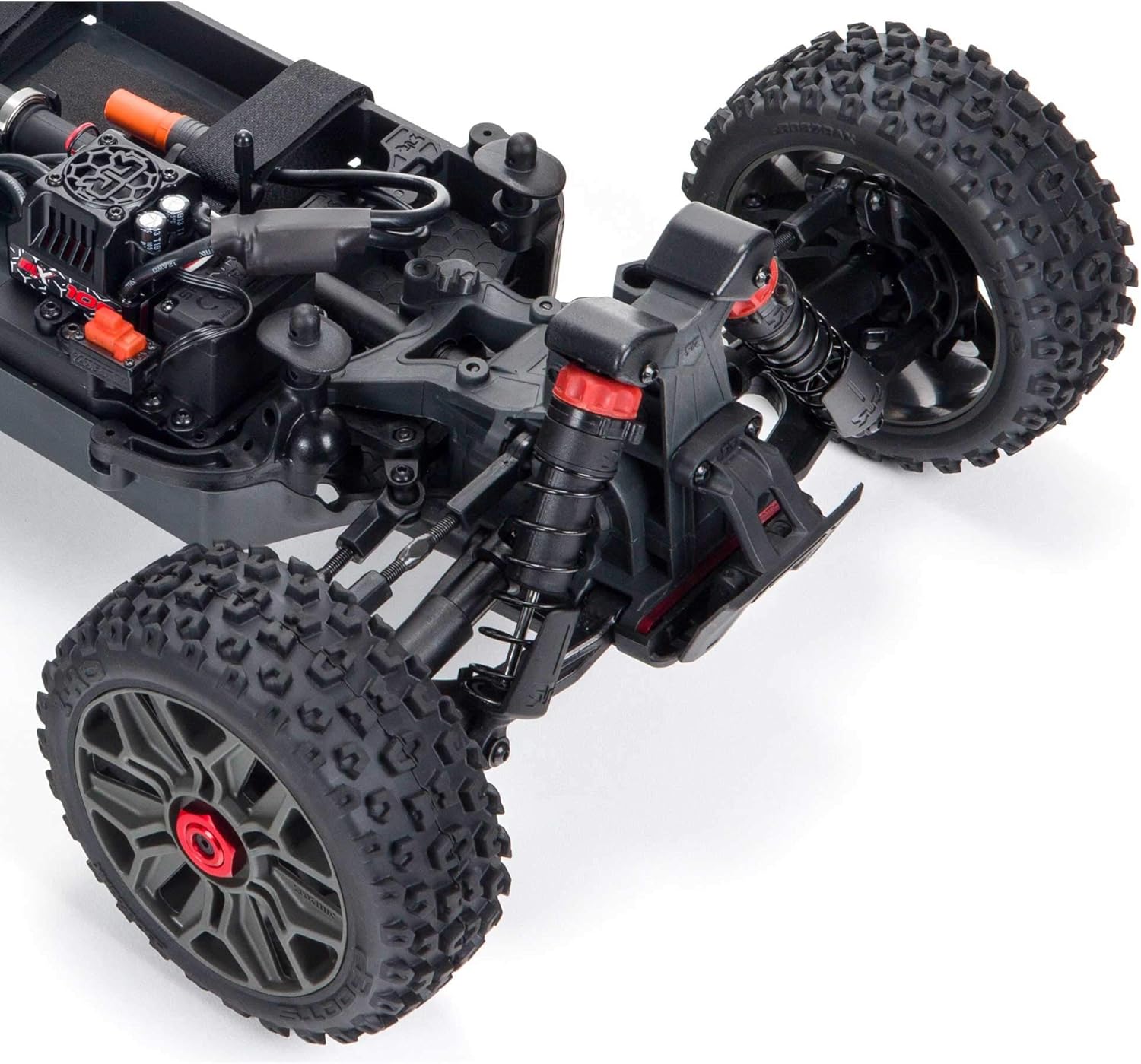 ARRMA 1/8 Typhon 4X4 V3 3S BLX Brushless Buggy RC Truck RTR (Transmitter and Receiver Included, Batteries and Charger Required), Red, ARA4306V3, Unisex Adult