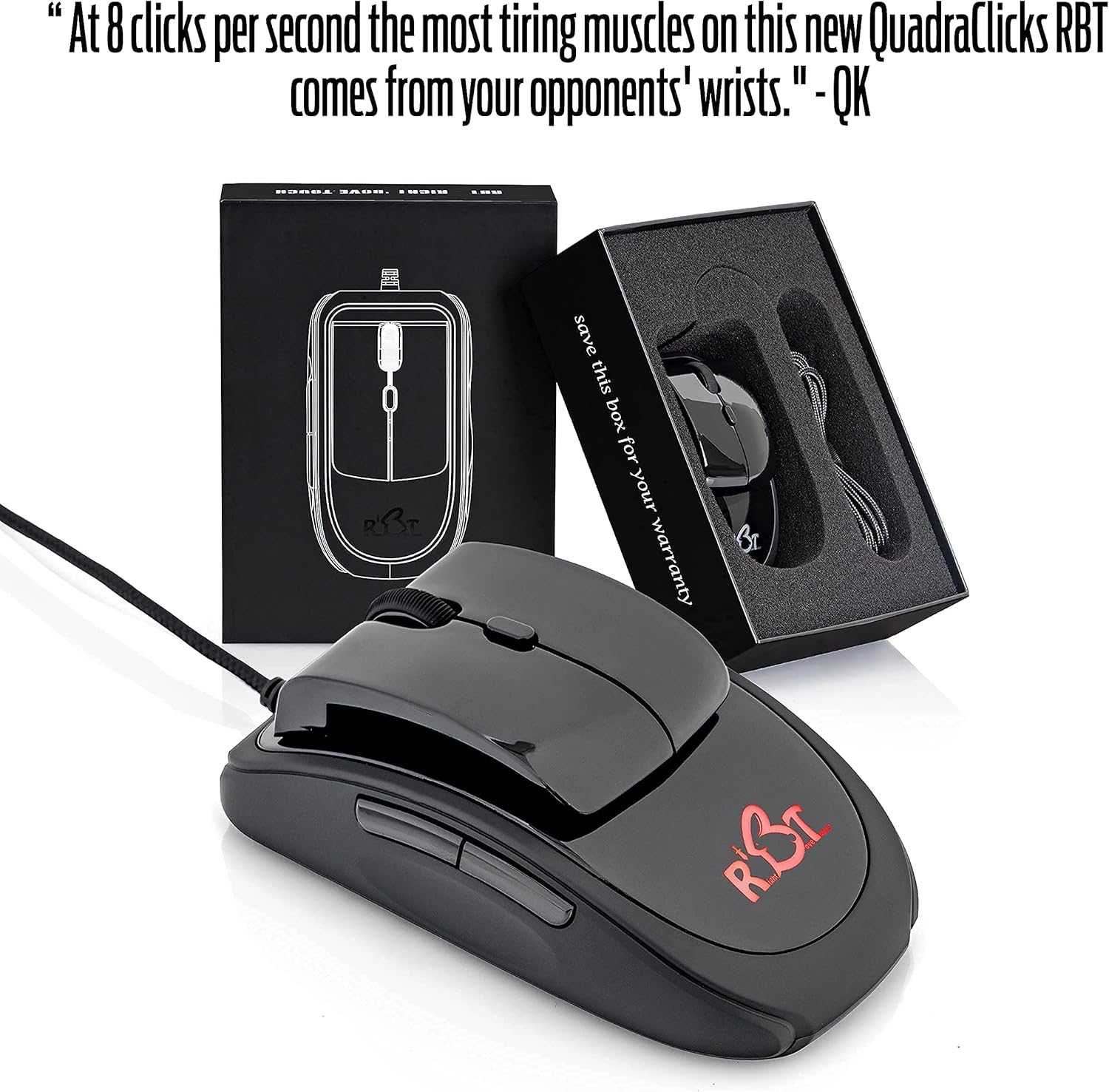 Carpal Tunnel Mouse Wrist Resting Ergonomics QuadraClicks RBT Doctors Recommended Reduce Numbness Tingling Fingers Support for Arthritic Hands #3D#CAD#Draft#Sculpt#Gaming