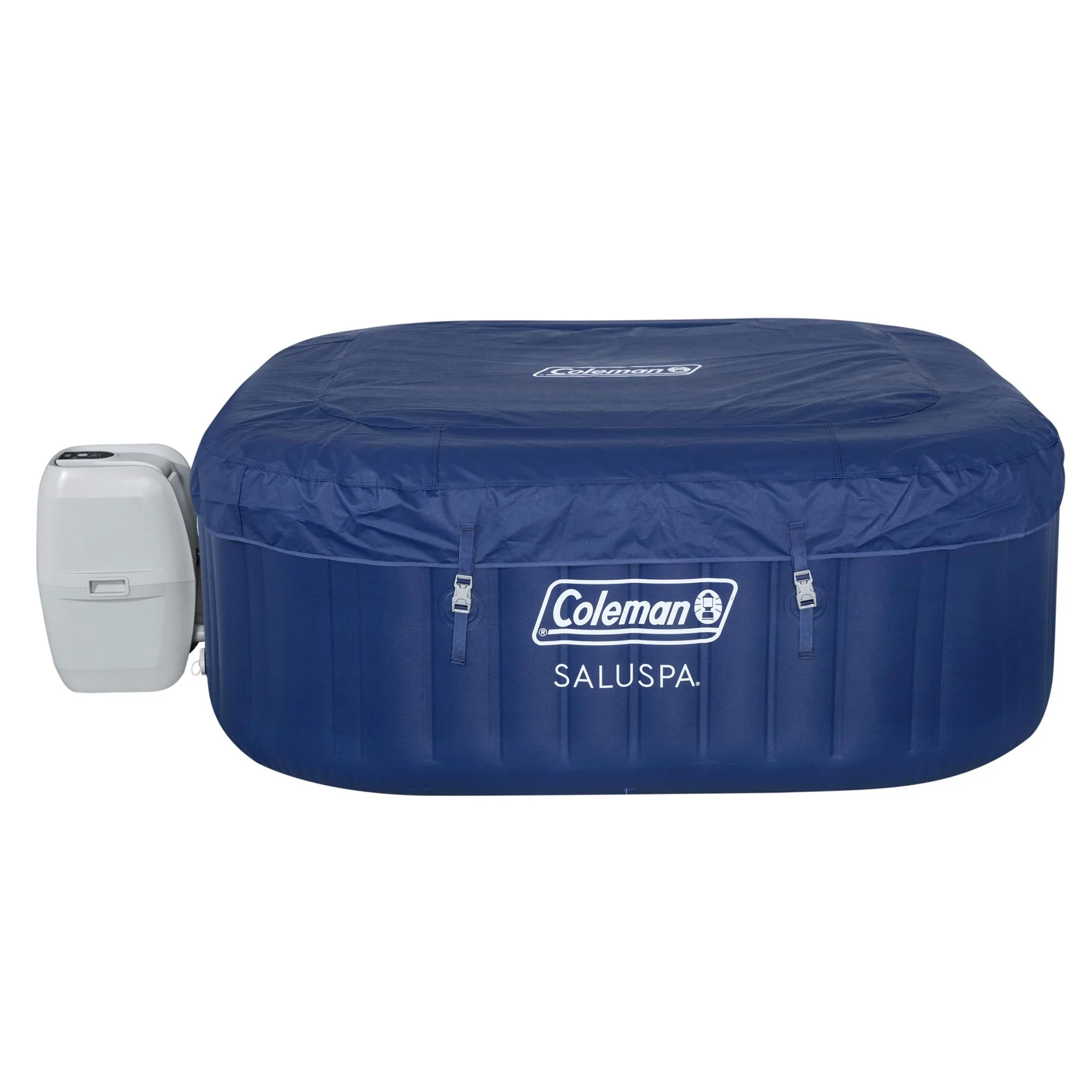Coleman SaluSpa 4 Person Inflatable Hot Tub w/ Raising Balancing Chemicals