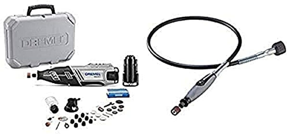 Dremel 8220-1/28 12-Volt Max Cordless Rotary Tool Kit- Engraver, Sander, and Polisher- Perfect for Cutting, Wood Carving, Engraving, Polishing, and Detail Sanding- 1 Attachment & 28 Accessories