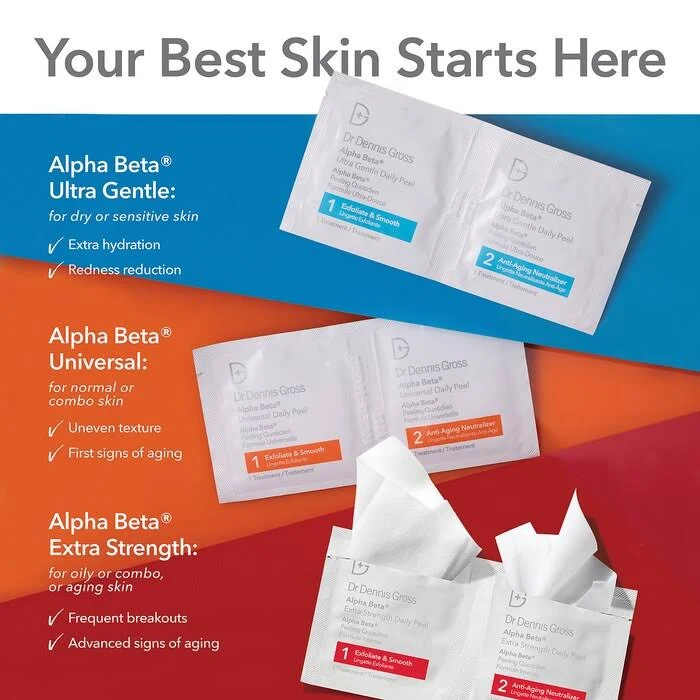 Dr. Dennis Gross Skincare Alpha Beta Extra Strength Daily Peel 60 Treatments