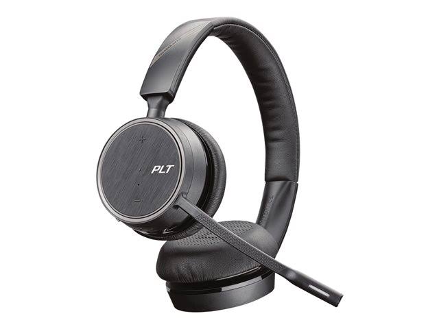 Poly Voyager 4220 Office Bluetooth Wireless On-Ear Headset - Noise-Canceling - Uni-Directional