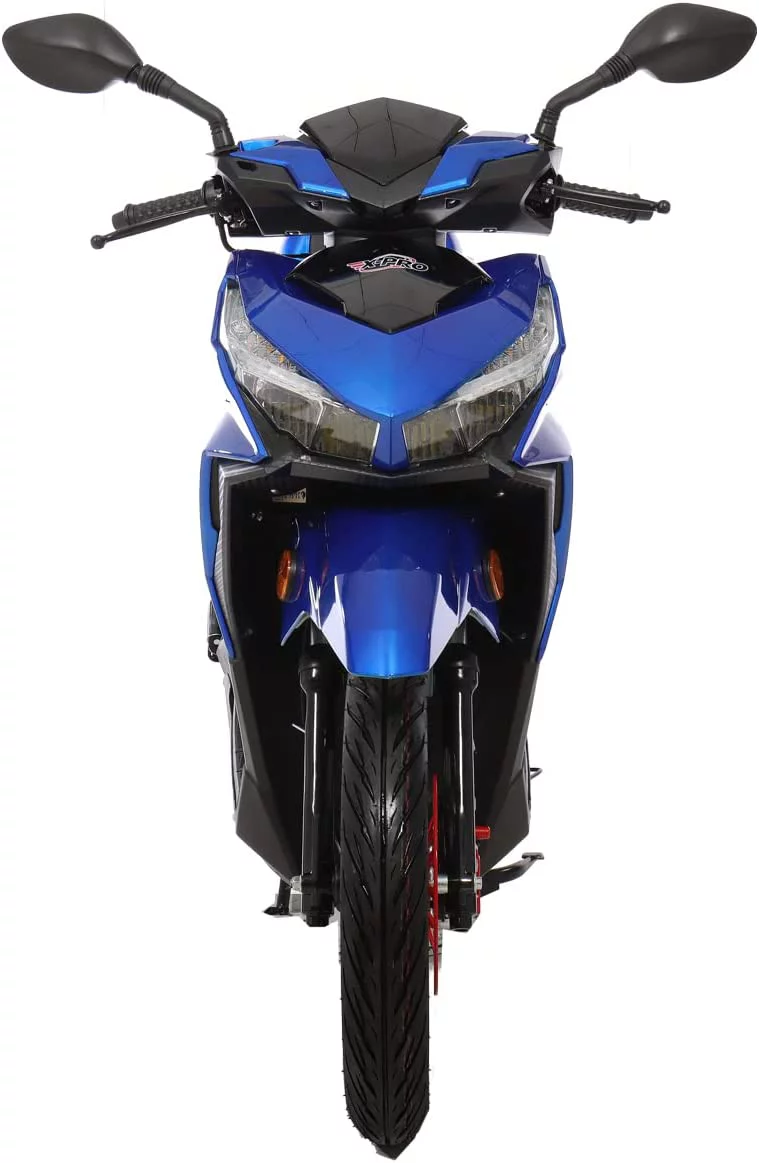 X-Pro Brand New 200cc EFI Gas Moped Scooter with Cvt Transmission, 14" Alloy Wheels, Assembled in Create