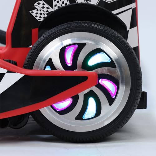 Electric Go Kart, 36V Drift Car for Kids, 16 MPH With 350W Motor, Drift/Sport Mode, Length Adjustment Outdoor Ride On, Ages 8-16 US Plug
