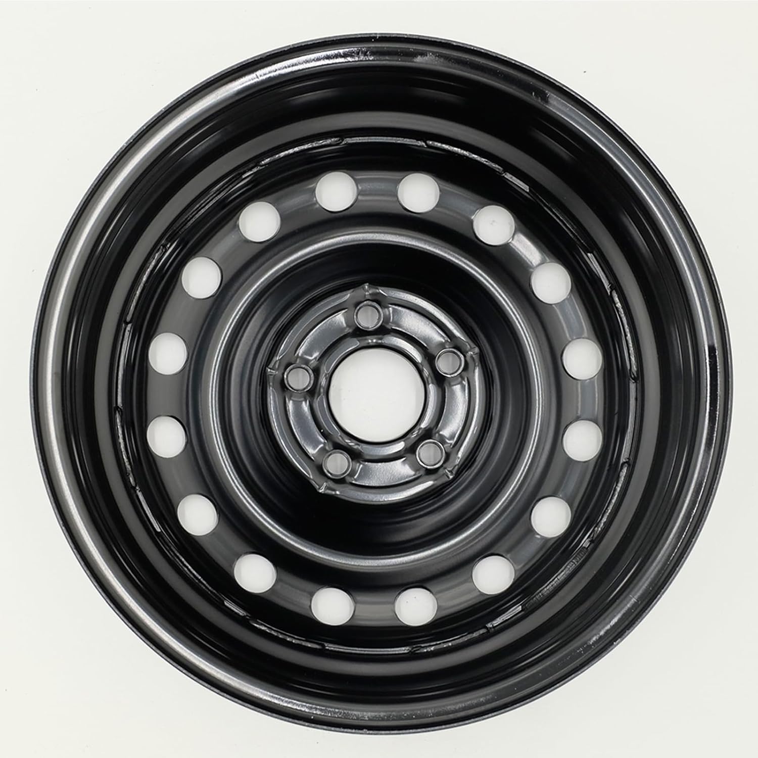 16" 16x6.5 Set of 4 Black Steel Wheels For Nissan Sentra 2013-2019 OEM Design Replacement Rim