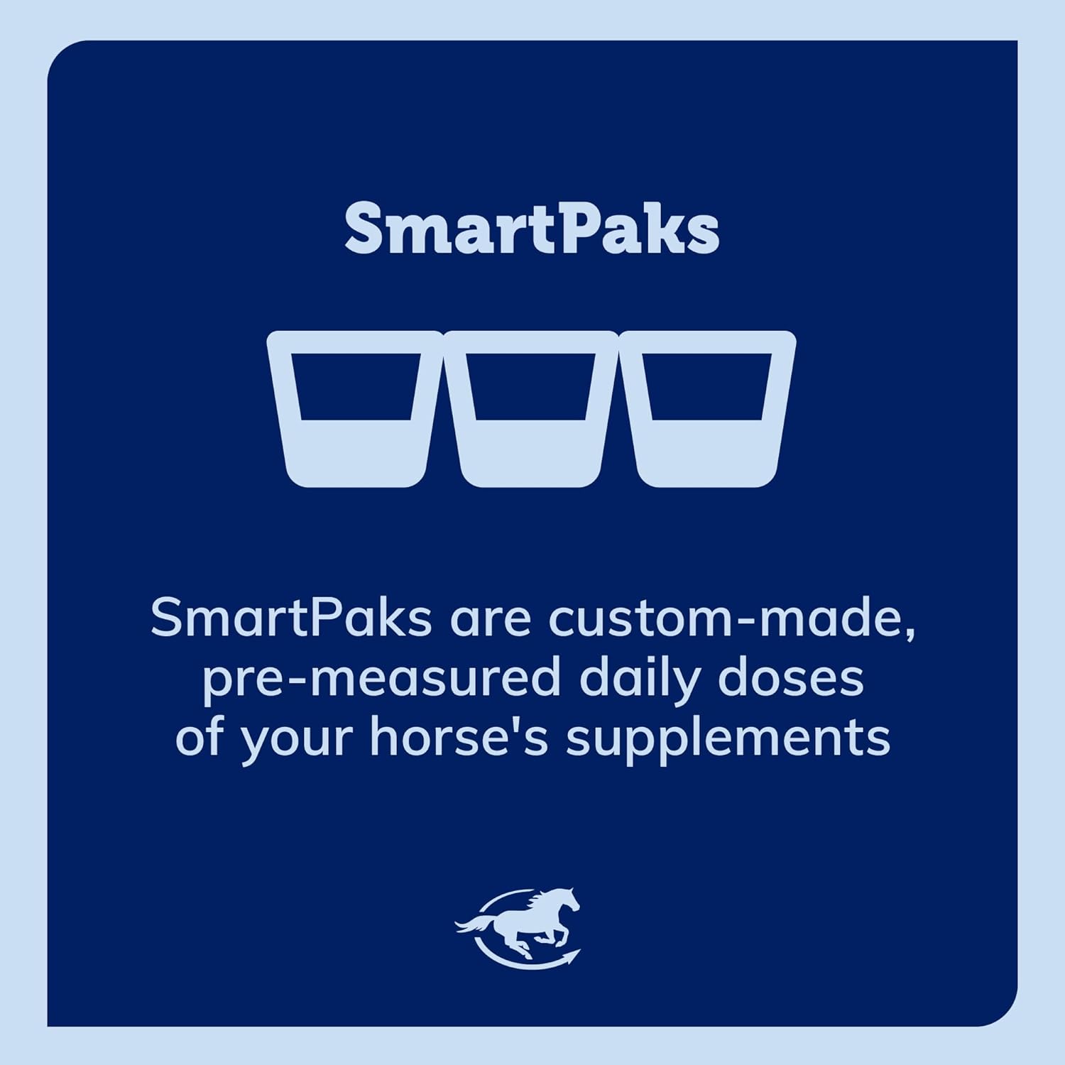 SmartPak Stress Ease SmartPak | Horse Calming Supplies, Premeasured, Labeled, and Sealed Pack | Herb-Free and No Sugar Added Formula for Skittish or Nervous Horses