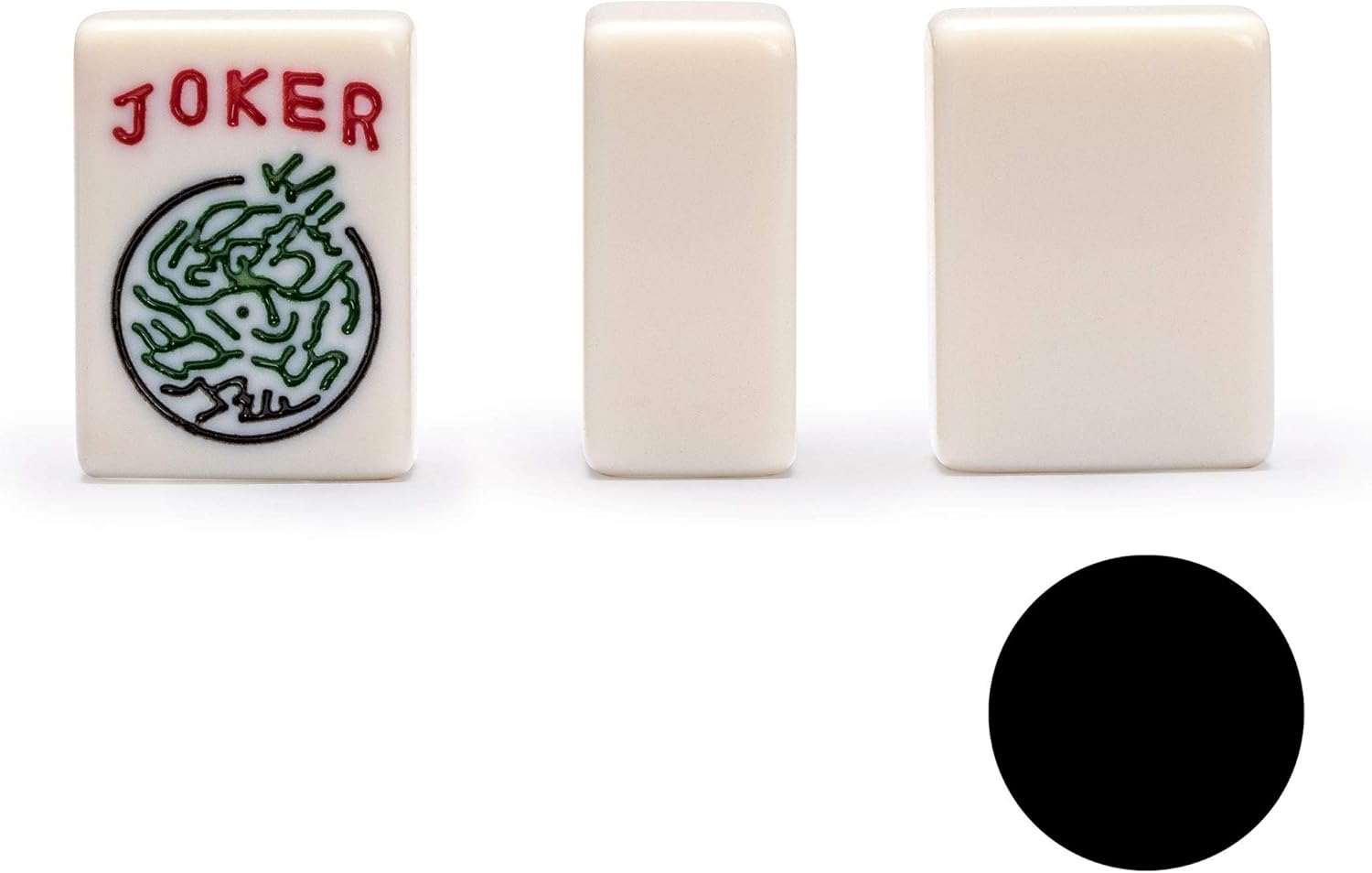 Yellow Mountain Imports Set of 166 American Mahjong Tiles - Jet Set
