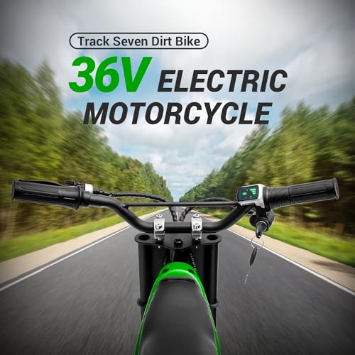 36V Electric Dirt Bike, 350W Motorcycle with Twist Grip Throttle, Dual Hand-Operated Brakes, Up to 15 MPH Speed, for Kids Aged 8-12, Pink