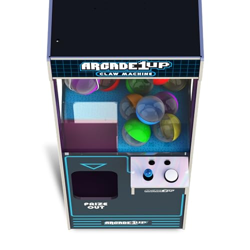 Arcade1Up Full-Size Claw Machine - Light-Up Marquee, Customizable - Perfect for Stuffed Animals, Plushies, Toys - Ultimate Arcade Game Room & Party Entertainment