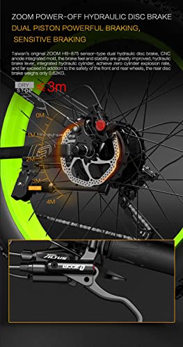 Electric Bike X1500 for Adults, Foldable 26" x 4.0 Fat Tire Electric Bicycle, 1500w Motor 48V 12.8Ah Removable Lithium Battery, M2000 27-Speed Gear and Dual Shock Absorber Ebikes
