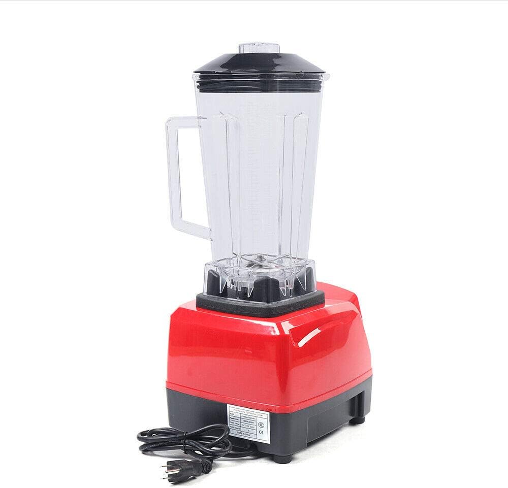 2200W 2 L household Grade Home Blender,110 V High Power Fruit Food Processor Mixer Heavy Duty,Food Mixer Fruit Juicer for Smoothies, Ice and Frozen Fruit,Speed 45000rpm(Red)