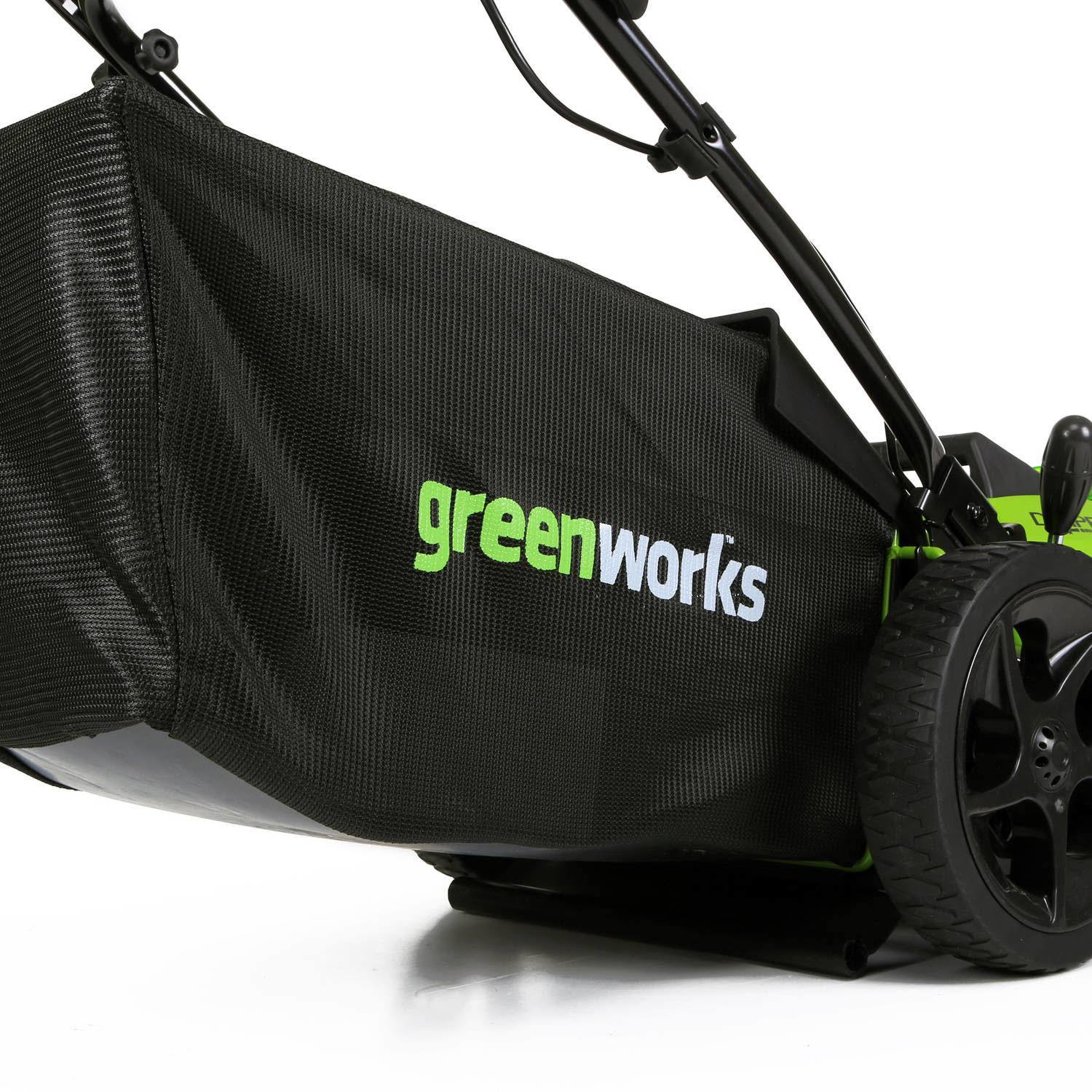 GreenWorks G-Max 25223 19x22 3-in-1 Cordless Walk-Behind Push Mower - 40V